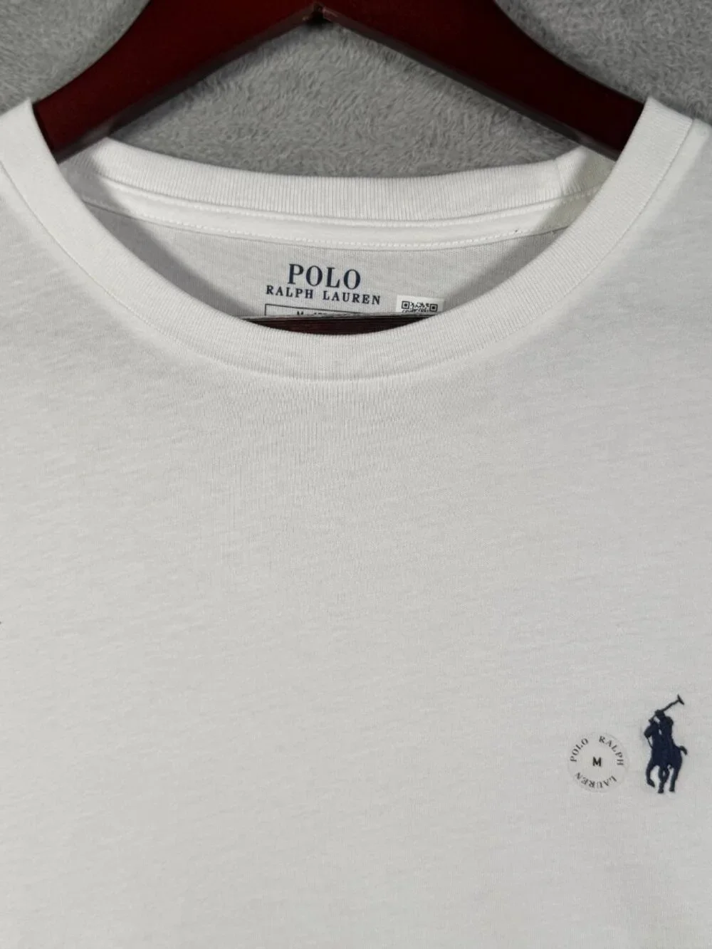 Polo Ralph Lauren T Shirt Mens M White Classic Fit Short Sleeve Pony Logo $55
